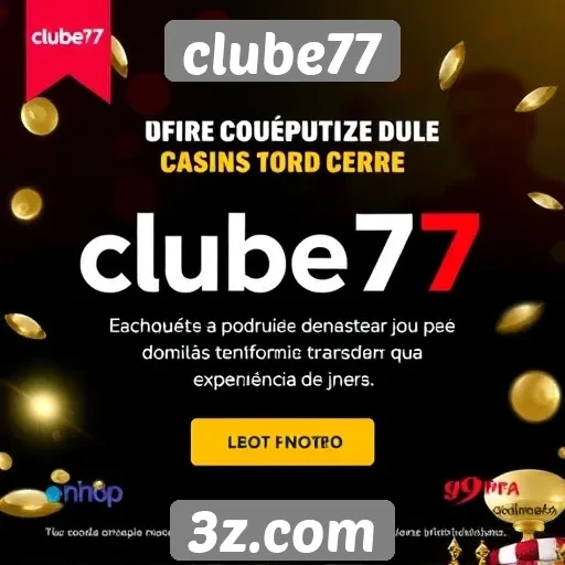 Promoções atuais do Clube77 em destaque